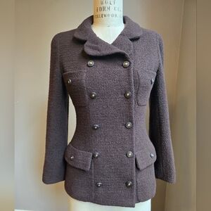 Vintage ('95) CHANEL Brown Wool Blazer